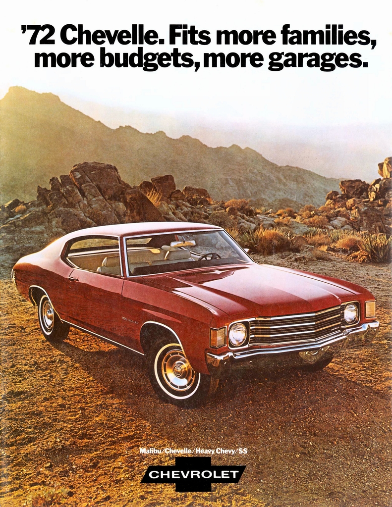 1972 Chev Chevelle Brochure Page 1